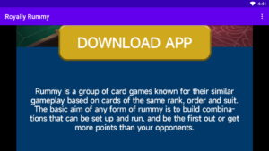 Royally Rummy App