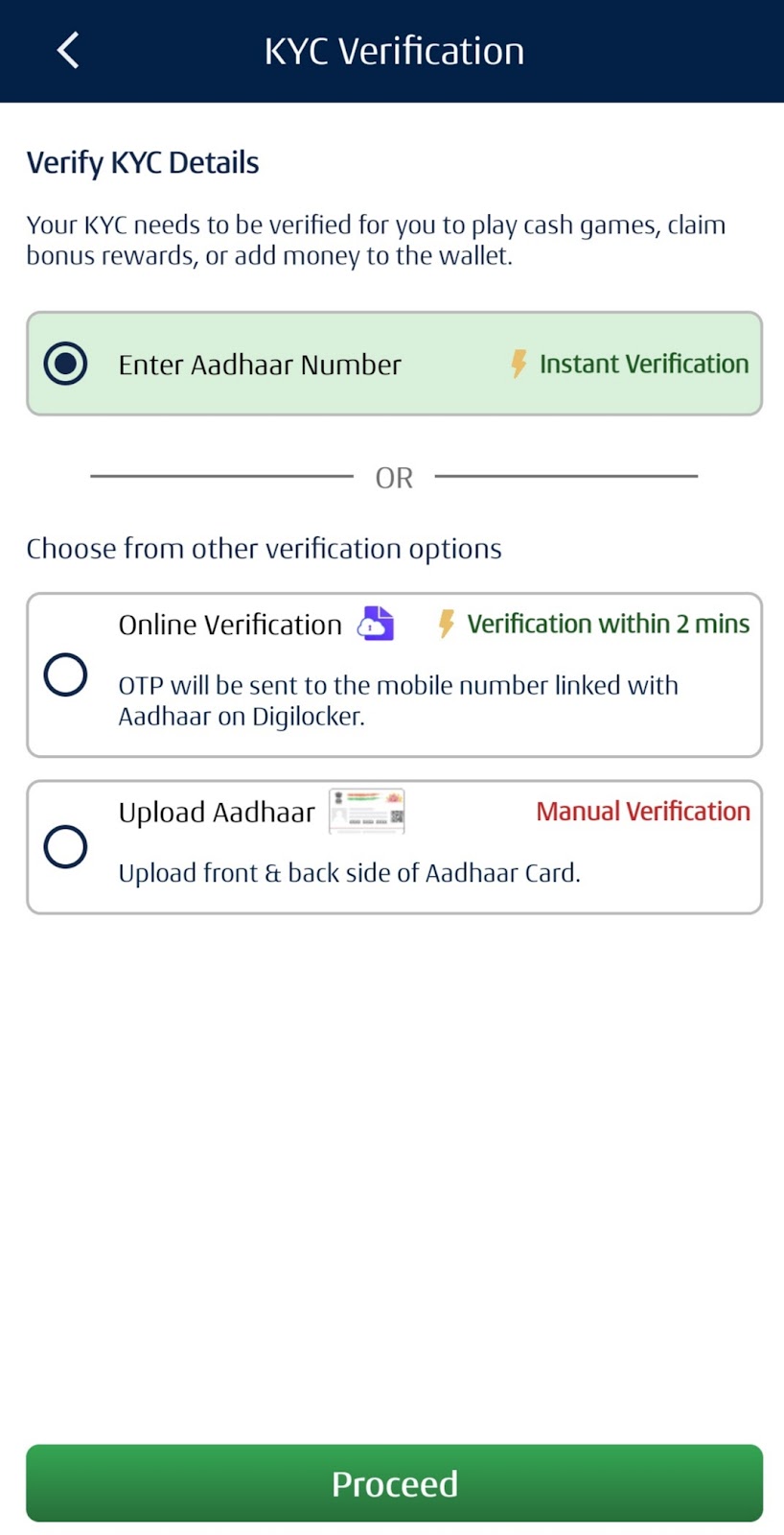 A23 KYC STATS